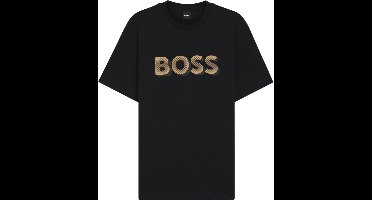 Boss Heren T-Shirt Zwart 50551902/001 H-Thompson