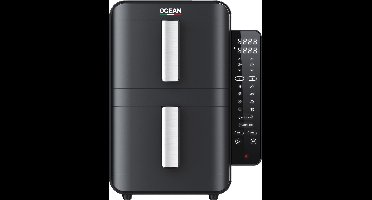 OCEAN OCAFK24902DN - Airfryer - Dubbele mand - 9L - 2400W