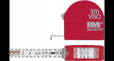 BMI Rolbandmaat 3m x 16mm met Cirkelfunctie