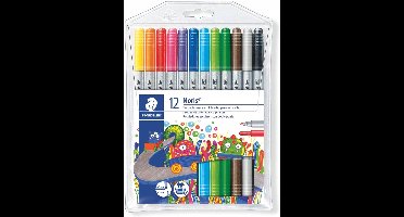Staedtler Noris Dubbelzijdige Stiften - 12 Kleuren