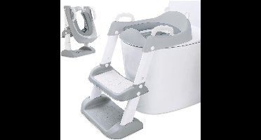 ApexArte® WC Verkleiner met Trapje - Potje Peuter - Plaspotje Opvouwbaar - Wit