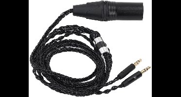 Brenzoos - Audiokabel 4-pins XLR voor koptelefoon Upgrade 12M lengte met zoekwoorden: AH-D600 AH-D7200 T1 T5 Focal Elear HIFIMAN HE400SE.