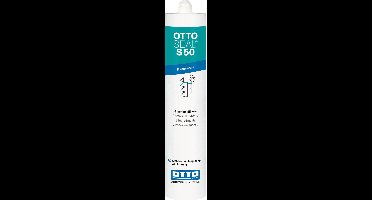 Ottoseal S50 siliconenkit - 310 ml koker - glashelder - hoogwaardig voor sanitair en beglazing
