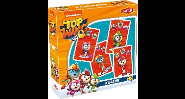 Tactic Top Wing Kwartet – Kaartspel – Kinderspel – Vanaf 4 jaar – 2-4 spelers
