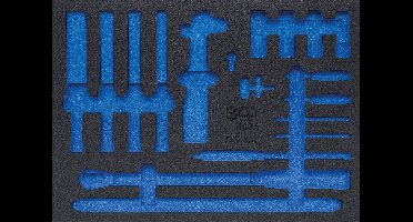 BGS werkplaatswageninzetstuk 3/3 leeg voor Art. 4035 - 4035-1