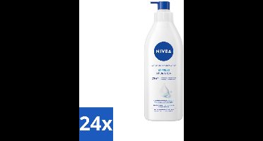 24 x Nivea - Express - Bodylotion met Pomp - Voor Normale tot Droge Huid - 72 uur Hydratatie - 400 ml - Nivea Bodylotion - Hydraterende Bodylotion - Droge Huid - Normale Huid - 72 Uur Hydratatie