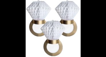Folat - Honeycombs Ring 28cm (3 stuks)