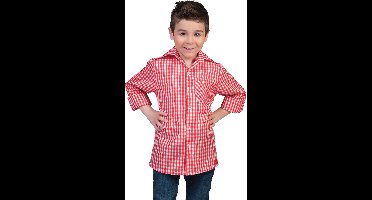 Tiroler blouse rood kind