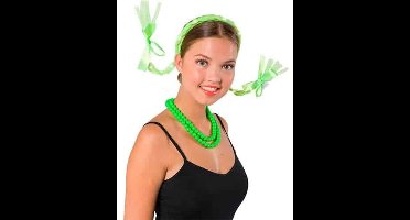 Folat - Tiara neon groen - Carnaval - Carnaval kostuum - Carnaval accessoires