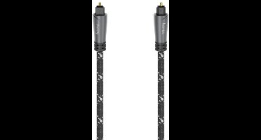 Hama Optische Audiokabel ODT-stekker (Toslink) Metaal 1,5 M