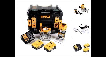 DeWalt DCW 604 M2 accumachine 18V 55 mm + 2x accu 4.0 Ah + 1x snellader in TSTAK