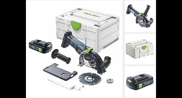 Festool DSC-AGC 18-125 FH EB-Basic accu-snijsysteem 18 V 125 mm borstelloos + 1x accu 3.0 Ah + Systainer - zonder oplader