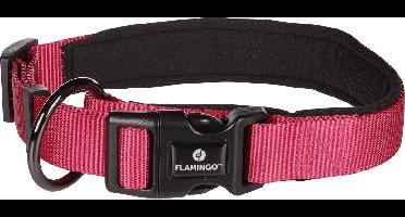 Flamingo Abbi - Halsband Honden - Halsband Abbi Kersenrood M 45-50cm 25mm - 1st - 190651 - 1st