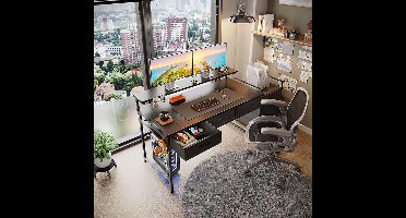 Thuis Laptop Notebook Computer Bureau, Studiebureau, Schrijfbureau, 120 x 50 x 74 cm,