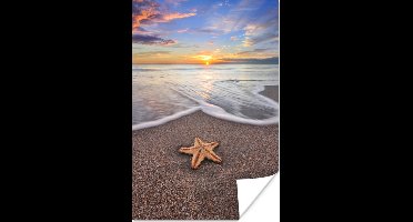 Poster Zeester - Zee - Zon - 20x30 cm