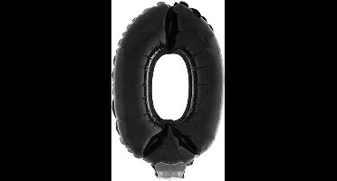 ESPA - Enorme zwarte aluminium cijfer ballon