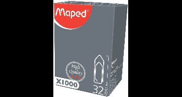 Paperclips High Quality staal 32 mm - in doos x 1000