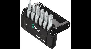 Wera 05056471001 Bit-Check 6 PZ Universal 1, 6‑delig