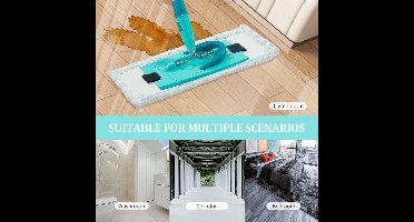 Geschikt voor Leifheit Clean wet & dry dweil vervangend moppen voor microfiber flat panel accessoires 3 stuks