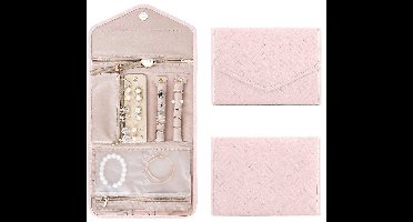 1 stuk sieraden opbergtas - draagbare sieraden tas Geschikt Voor oorbellen - Opbergaccessoires - Sieradenhouder Organizer - Reissieradenorganizer - Sieradenkistje Geschikt Voor dames Geschikt Voor op reis