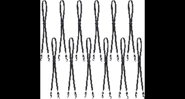12stuks - elastische hoedriemen - 34cm - Winddicht hoedkoord - hoedclips voor wind - verstelbare hoedstraps clips - Hoedriem - Kinbanden voor hoeden - afneembare