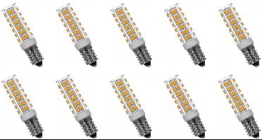 Spectrum LED Miniatuur Lamp E14 4.5W - 230V - 495 Lumen - 3000K Warm wit - Gezellig licht - Energiezuinig - 10 stuks