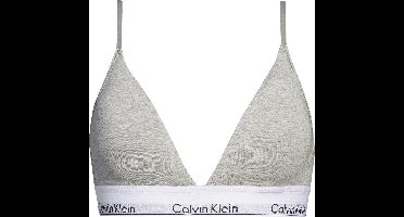 Calvin Klein dames Modern Cotton triangel bra - triangel BH - grijs