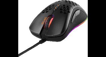 Deltaco DM210 Gaming Muis - Bedraad - Lichtgewicht - RGB - 6400 DPI - Zwart