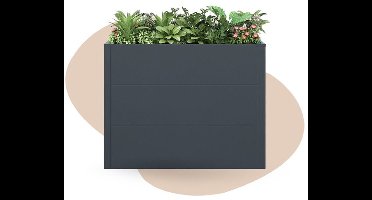 Plantenbak horeca - 100 x 25 x 77 cm - Antraciet