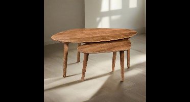 Salontafelset Brix | Naturel Mangohout