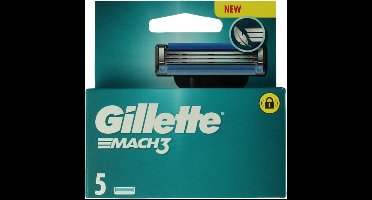 Gillette Mach3 blades 5 Stuks