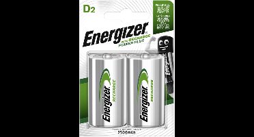 Batterij oplaadbaar energizer 2x d | 6 stuks