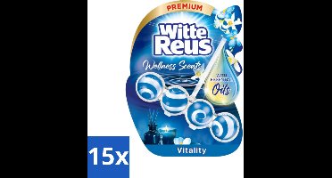 Witte Reus - Wellness Scents Toiletblok - Vitality - 1 Toiletblok - Bulkverpakking - 15 stuks