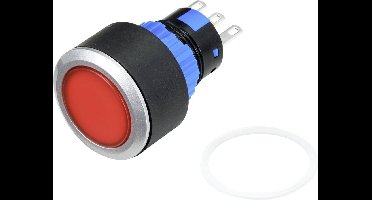 TRU COMPONENTS TC-9219072 Druktoets 250 V/AC 3 A 1x uit/(aan) Continu (Ø) 25 mm IP65 1 stuk(s)