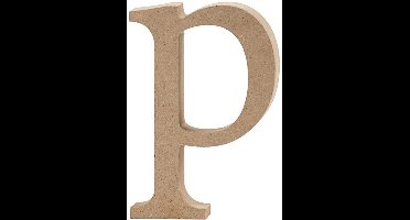 CC MDF Kleine Letter P 8 cm