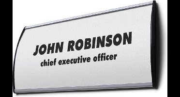 Bewegwijzering Systeem Curved 30 X 10,5 cm - Syna IS105X300