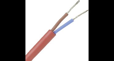 Siliconenkabel SiHF 2x1.5mm² per haspel 500 meter