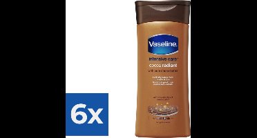 Vaseline Cocoa Radiant Intensive Care Bodylotion - 200 ml - Voordeelverpakking 6 stuks
