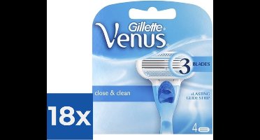Gillette Venus - 4 stuks - Scheermesjes - Voordeelverpakking 18 stuks