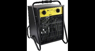 TOOLCRAFT TO-8578338 Bouwkachel 9000 W Zwart/geel