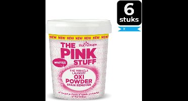 The Pink Stuff - Vlekverwijderaar voor witte was - 1.2 kg - Voordeelverpakking 6 stuks