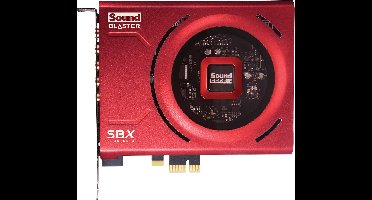 Creative Sound Blaster Z SE PCI-Express 24bit/192kHz, Hi-res interne geluidskaart en DAC, 116 dB SNR, ASIO, 600 Ohm hoofdtelefoonversterker, microfoon EQ, afzonderlijke 5.1/virtuele 7.1, Dolby Digital Live, DTS