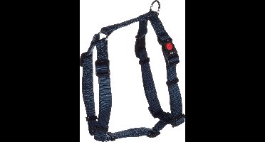 Flamingo Ziggi H-harnas - Harnas Honden - H-harnas Ziggi Donkerblauw M 45-65cm 20mm - 1st - 138084 - 1st