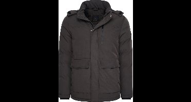 Mario Russo Parka Arctic Jacket - Jas Heren - Winterjas Heren - Waterafstotend - Winddicht - Antraciet - L