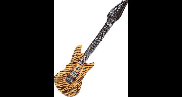 Vegaoo - Opblaasbare oranje rockgitaar