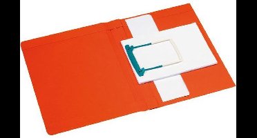 Jalema Secolor Clipex Plus Snelhechtmap A4, Zuurvrij Karton, 250 vel, Rood (pak 10 stuks)