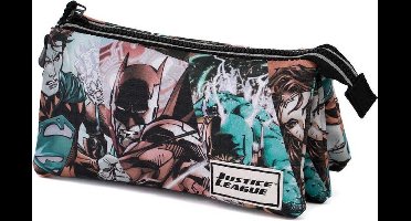 Dc Comics Justice League Drievoudige Etui Veelkleurig