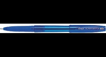 Pilot balpen Super Grip G stick extra breed blauw