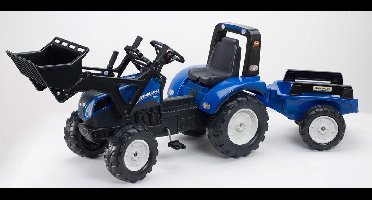 Falk New Holland T8 Tractor - Met voorlader en aanhanger - 3-7 jaar