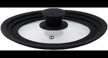 alpina Pannendeksel - Met Siliconen Rand - 16/ 18/ 20 CM - Glas